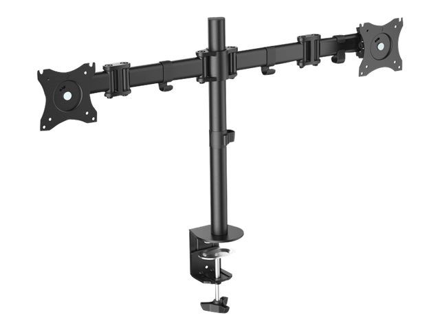 DIGITUS DA-90349 - Asennussarja (työpöytäkiinnike, 2 monitorivarret) - 2 LCD-näytölle - näytön koko: 15 - 27 - työpöytätietokoneelle