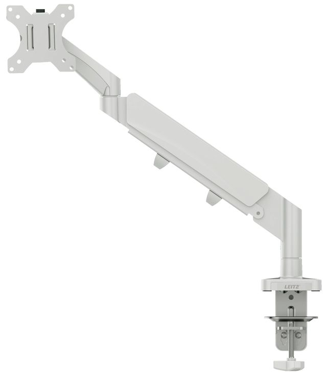 Leitz Ergo monitorivarsi yhdelle näytölle, Kiinnike/läpivientisuojus, 9 kg, 43,2 cm (17), 81,3 cm (32), 100 x 100 mm, Harmaa
