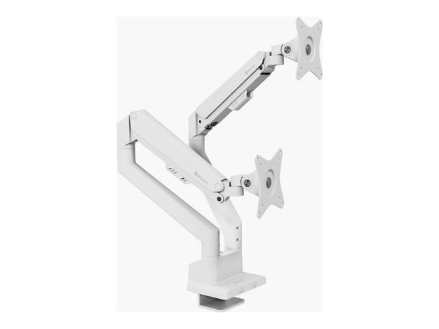 Arozzi Alzare Neo Duo - Gas Spring Monitor Arm - White