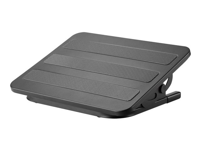 Deltaco Jalkatuki, kallistusmahdollisuus, terästä, musta, Musta, Muovi, Terästä, 20 kg, -20 - 20°, 380 mm, 80 mm
