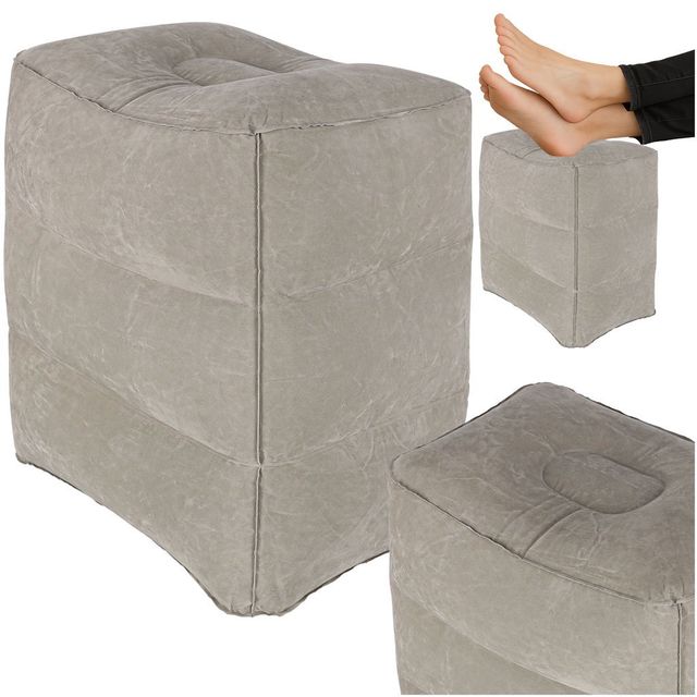 Ilmatäytteinen jalkatuki, 3 korkeussäätöä, PVC
