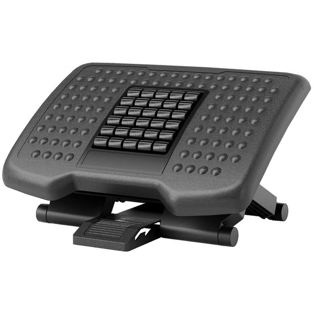 Jalkatuki Pöytäkorkeus Säädettävä Jalkatuki Ergonominen Jalkatuki Liukumaton Kotitoimisto Office Musta