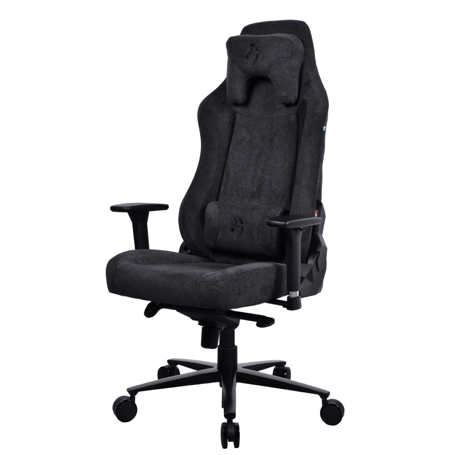 Arozzi Vernazza Soft Fabric - Gaming Chair - Pure Black