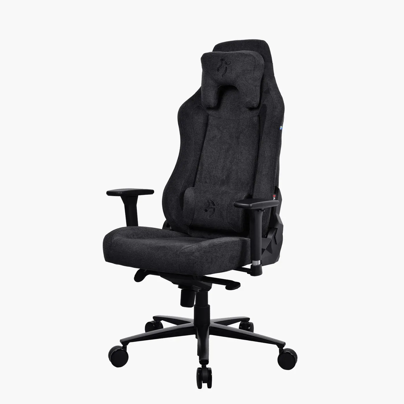 Arozzi Vernazza Soft Fabric - Gaming Chair - Pure Black