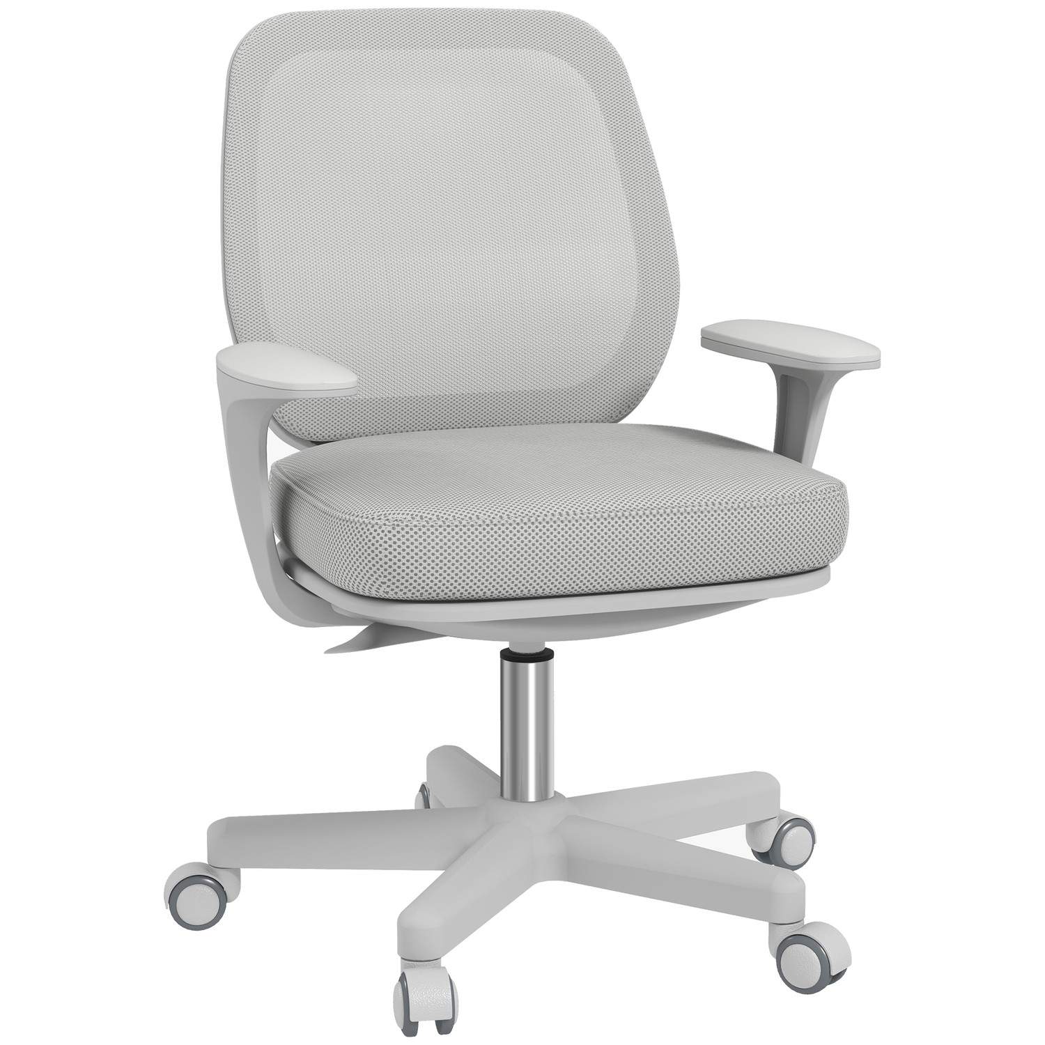 Ergonominen työtuoli, korkeussäädettävä, harmaa