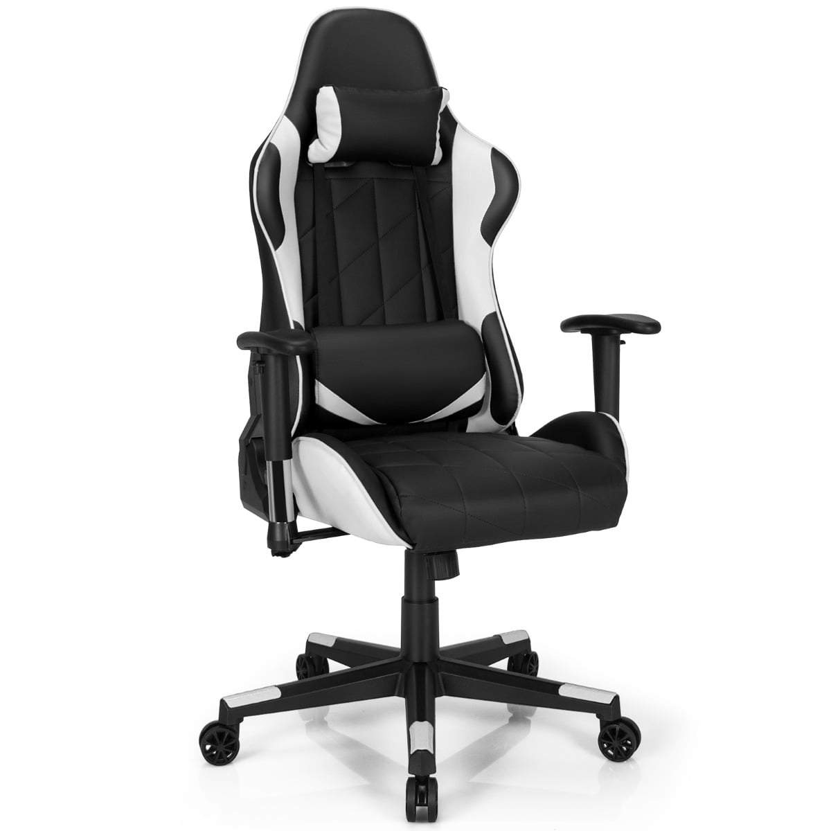 Pelituoli säädettävällä selkänojalla ja ergonomisella tuella
