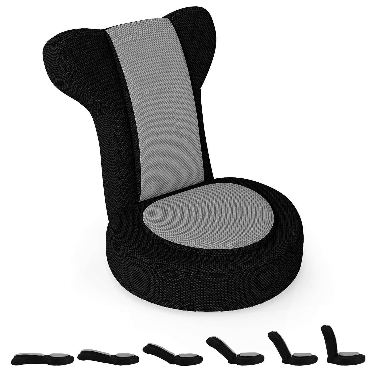 Säädettävä lattiatuoli – ergonominen, hengittävä, kompakti