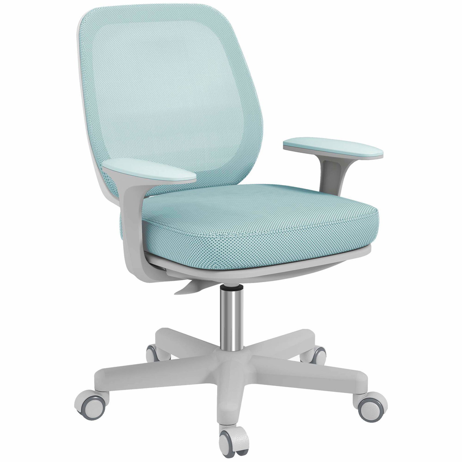 Ergonominen toimistotuoli, säädettävä korkeus, vihreä