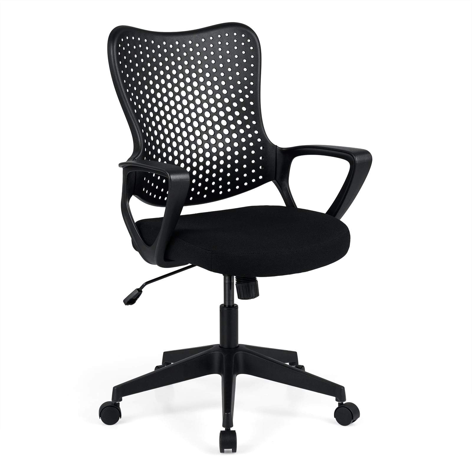 Ergonominen toimistotuoli – säädettävä verkkoselkänoja, musta