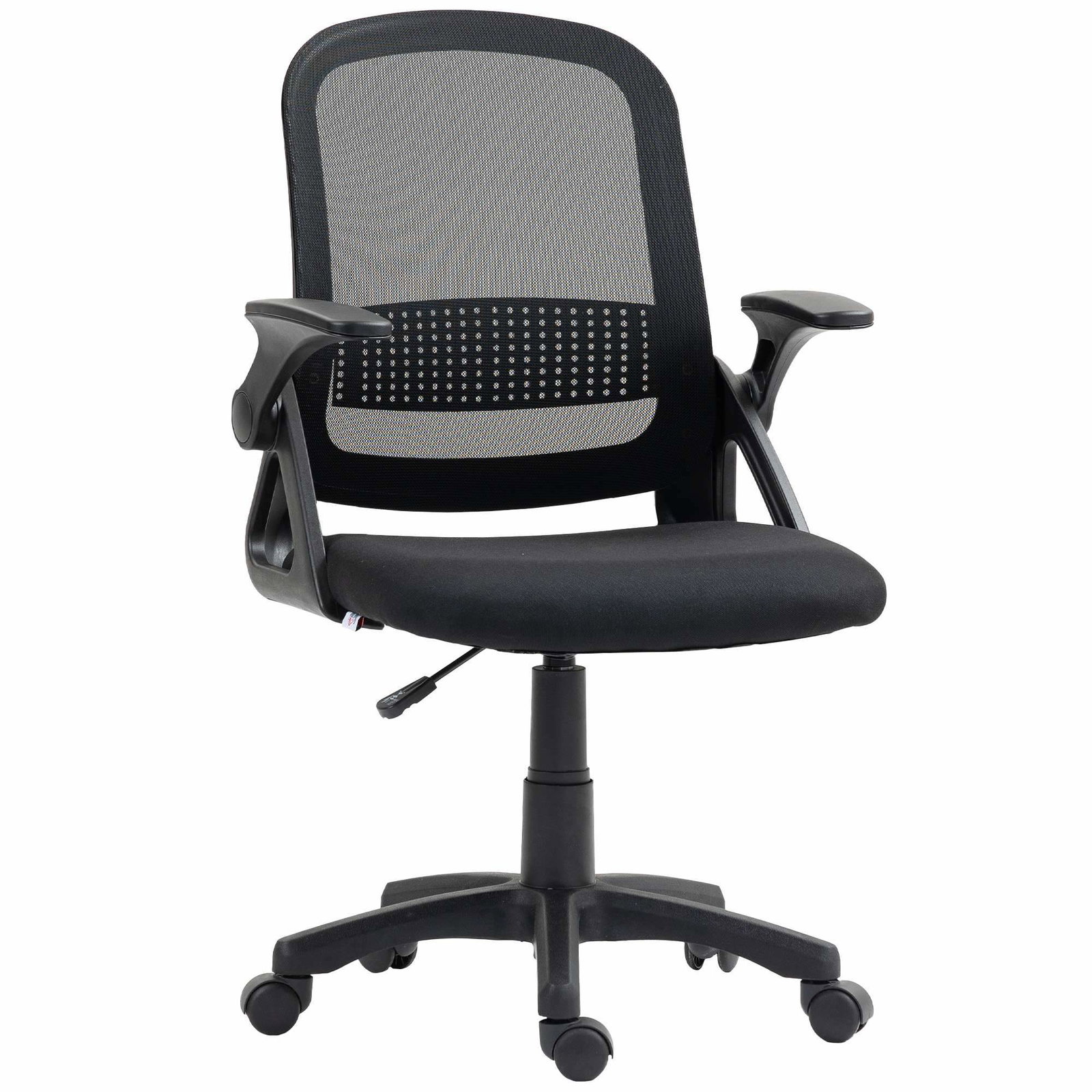 Hengittävä ergonominen työtuoli – verkkomateriaalia, taittuvat käsinojat
