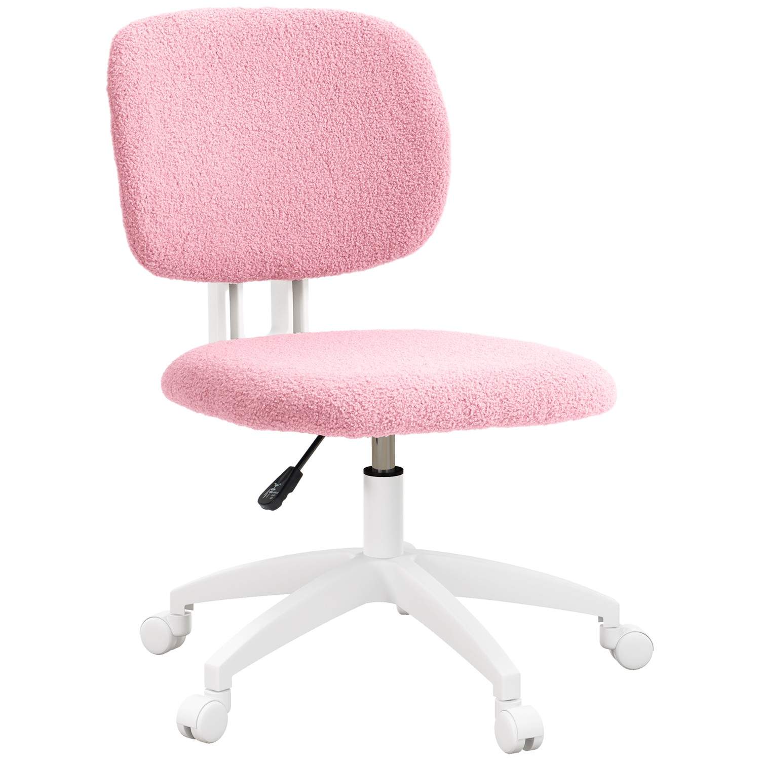 Ergonominen korkeussäädettävä työtuoli Velvet Pink