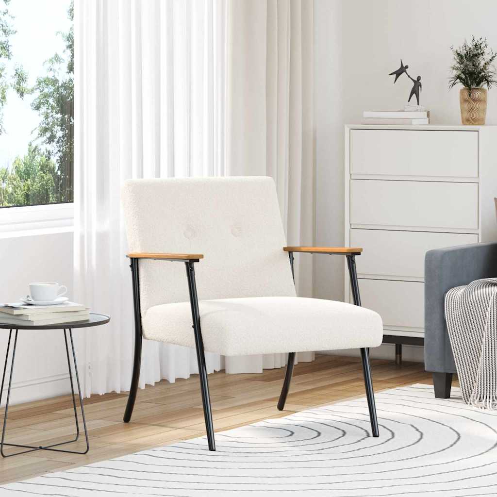 vidaXL Nojatuoli Kerma Kihara villamainen kangas